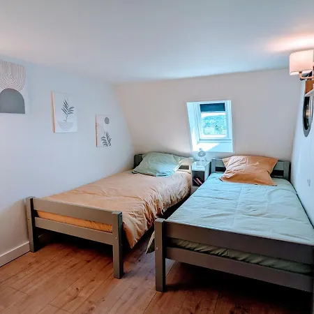 Duplex vue mer à deux pas de la plage, balcon et espace cinéma